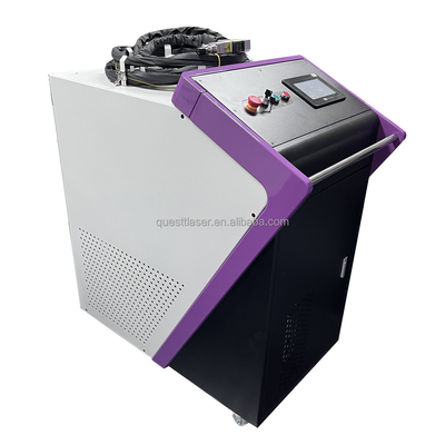 เครื่องปั่นเลเซอร์ไฟเบอร์มือถือ 3 ใน 1 1000w 1500w 2000w Laser Raycus Max สําหรับโลหะ