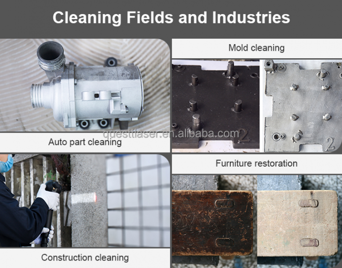 เครื่องทําความสะอาดเลเซอร์ไฟเบอร์กระเป๋าเดินทาง 200w 300w เครื่องกําจัดสนิม 9