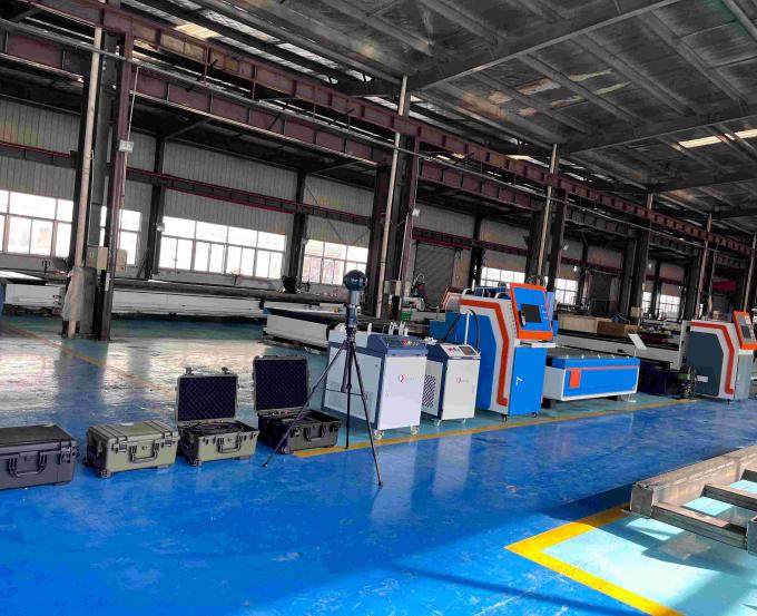 เครื่องทําความสะอาดเลเซอร์ไฟเบอร์กระเป๋าเดินทาง 200w 300w เครื่องกําจัดสนิม 12